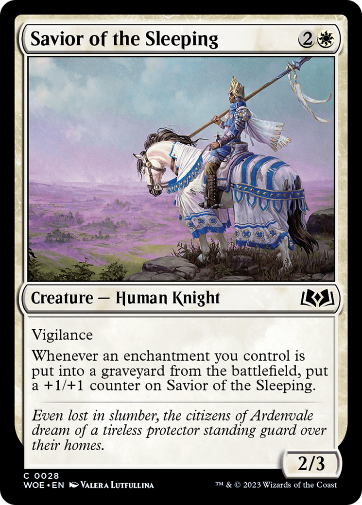 Savior of the Sleeping [Wilds of Eldraine] | Gate City Games LLC
