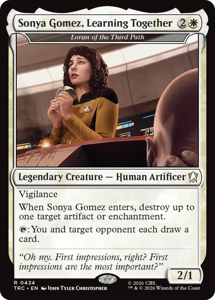 Sonya Gomez, Learning Together - Loran of the Third Path [Star Trek Commander] | Gate City Games LLC
