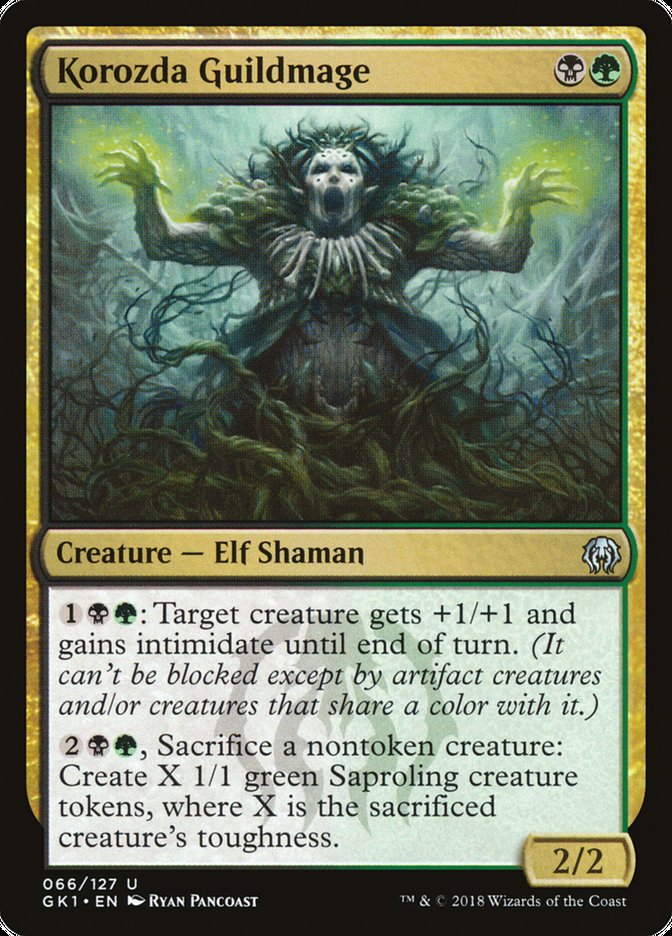 Korozda Guildmage [Guilds of Ravnica Guild Kit] | Gate City Games LLC