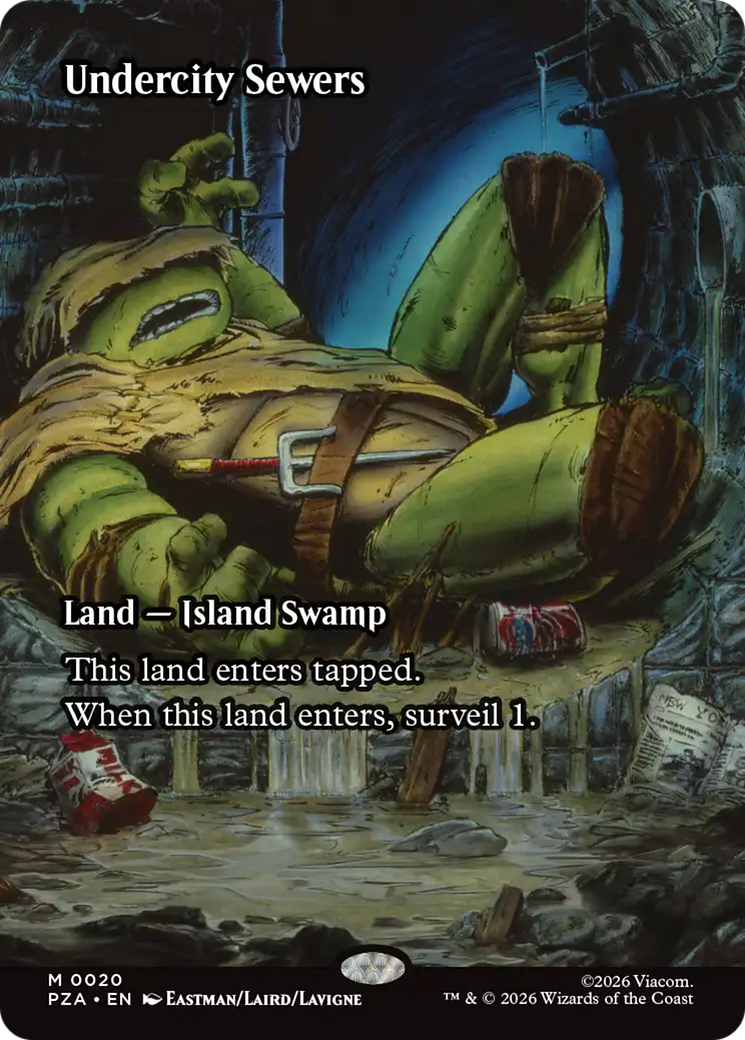 Undercity Sewers (Borderless) [Teenage Mutant Ninja Turtles Eternal-Legal] | Gate City Games LLC