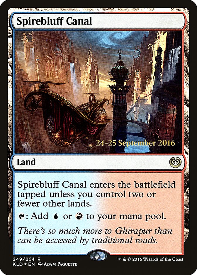 Spirebluff Canal [Kaladesh Prerelease Promos] | Gate City Games LLC