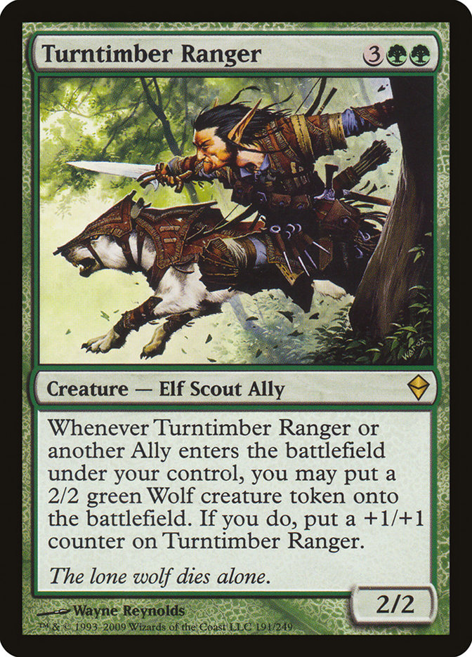 Turntimber Ranger [Zendikar] | Gate City Games LLC