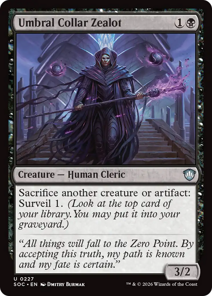 Umbral Collar Zealot [Secrets of Strixhaven Commander] | Gate City Games LLC