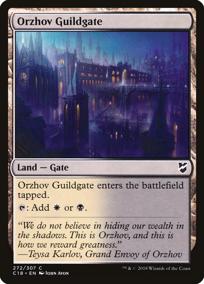 Orzhov Guildgate [Commander 2018] | Gate City Games LLC