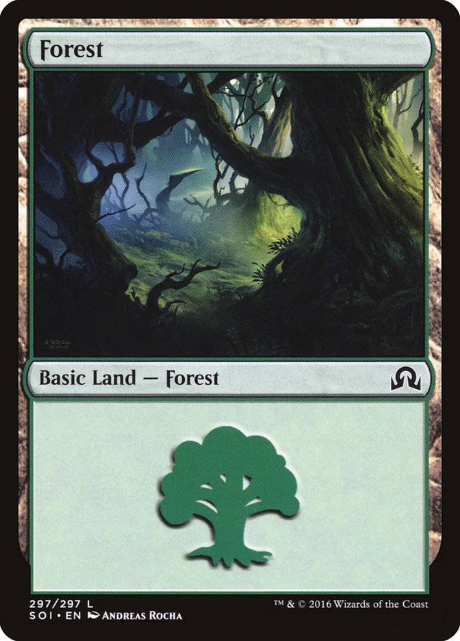 Forest (297) [Shadows over Innistrad] | Gate City Games LLC