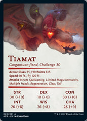 Tiamat Art Card [Dungeons & Dragons: Adventures in the Forgotten Realms Art Series] | Gate City Games LLC