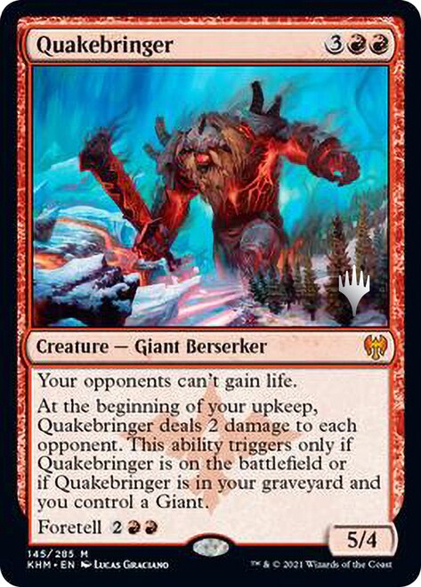 Quakebringer (Promo Pack) [Kaldheim Promos] | Gate City Games LLC