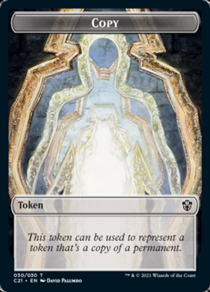 Copy // Construct (030) Double-Sided Token [Commander 2021 Tokens] | Gate City Games LLC