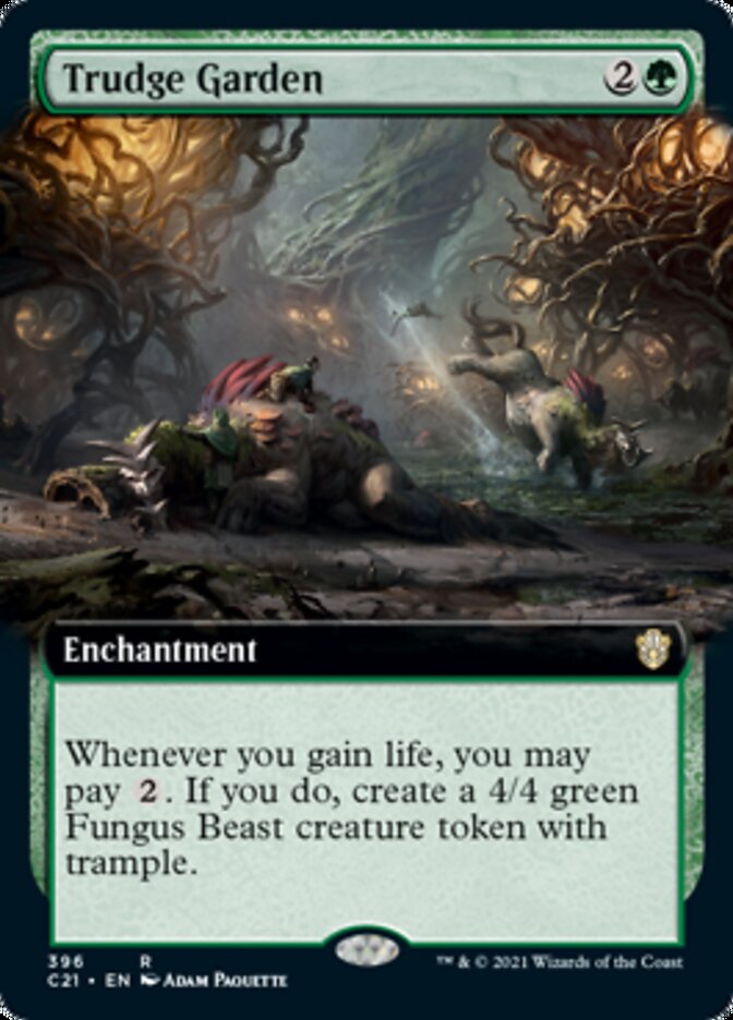Trudge Garden (Extended Art) [Commander 2021] | Gate City Games LLC