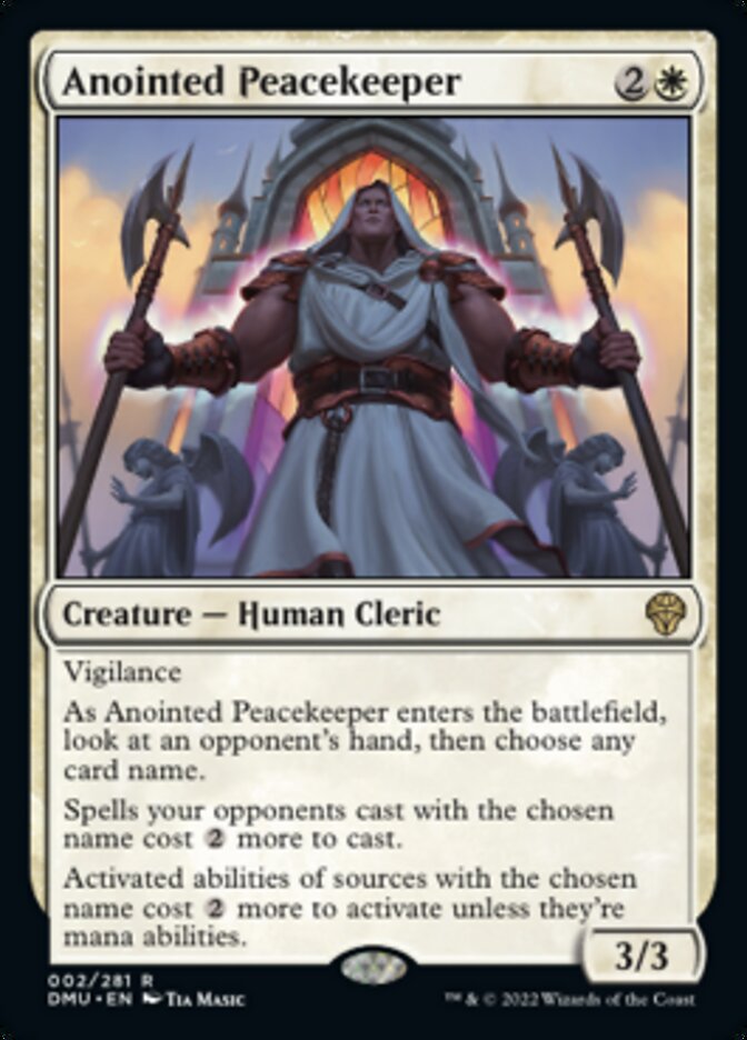 Anointed Peacekeeper [Dominaria United] | Gate City Games LLC