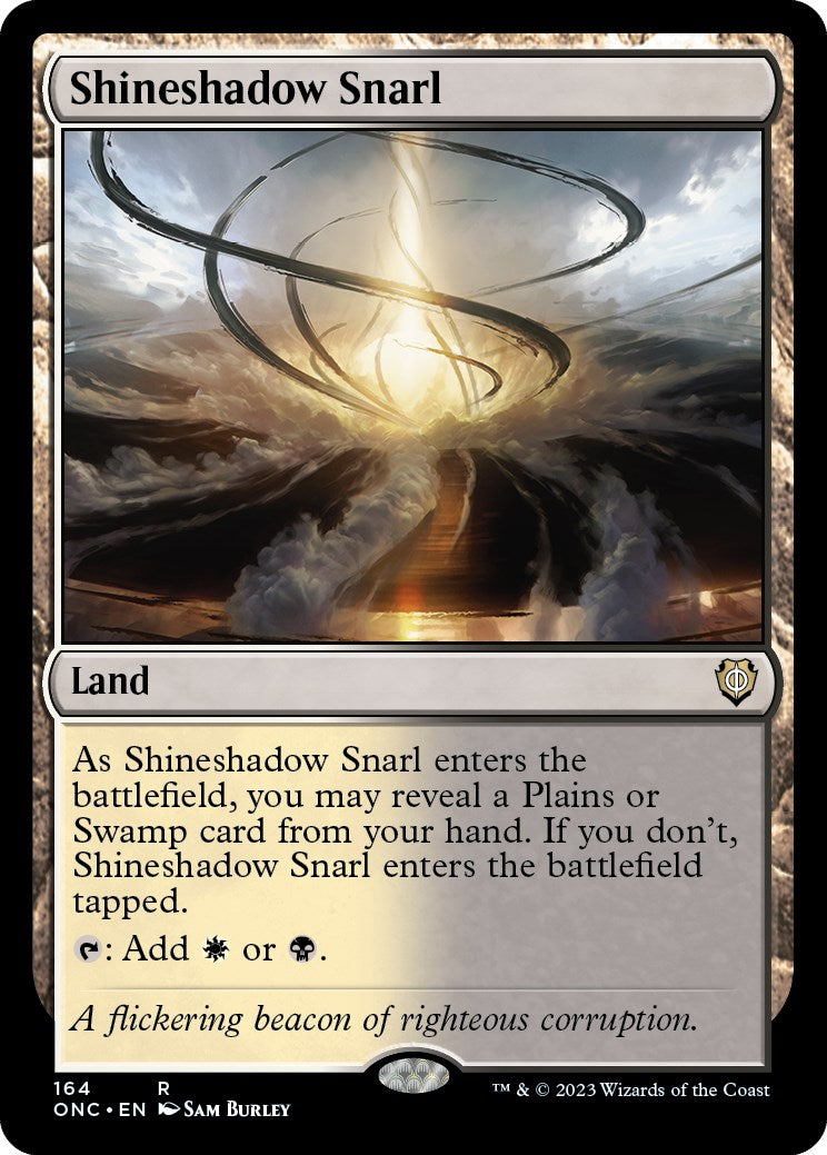 Shineshadow Snarl [Phyrexia: All Will Be One Commander] | Gate City Games LLC