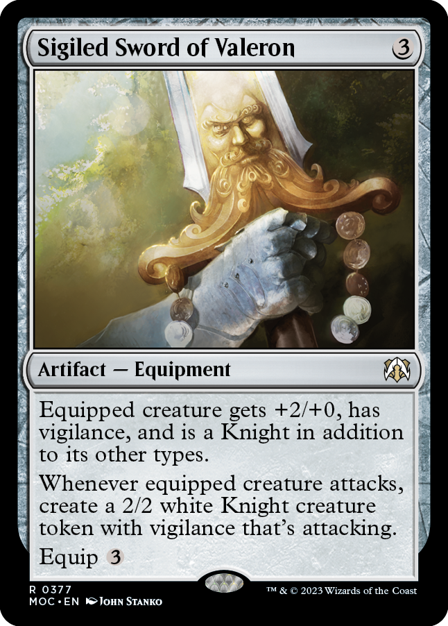 Sigiled Sword of Valeron [March of the Machine Commander] | Gate City Games LLC