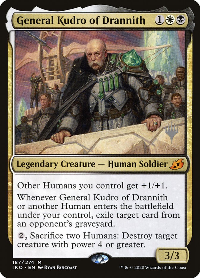 General Kudro of Drannith (Promo Pack) [Ikoria: Lair of Behemoths Promos] | Gate City Games LLC