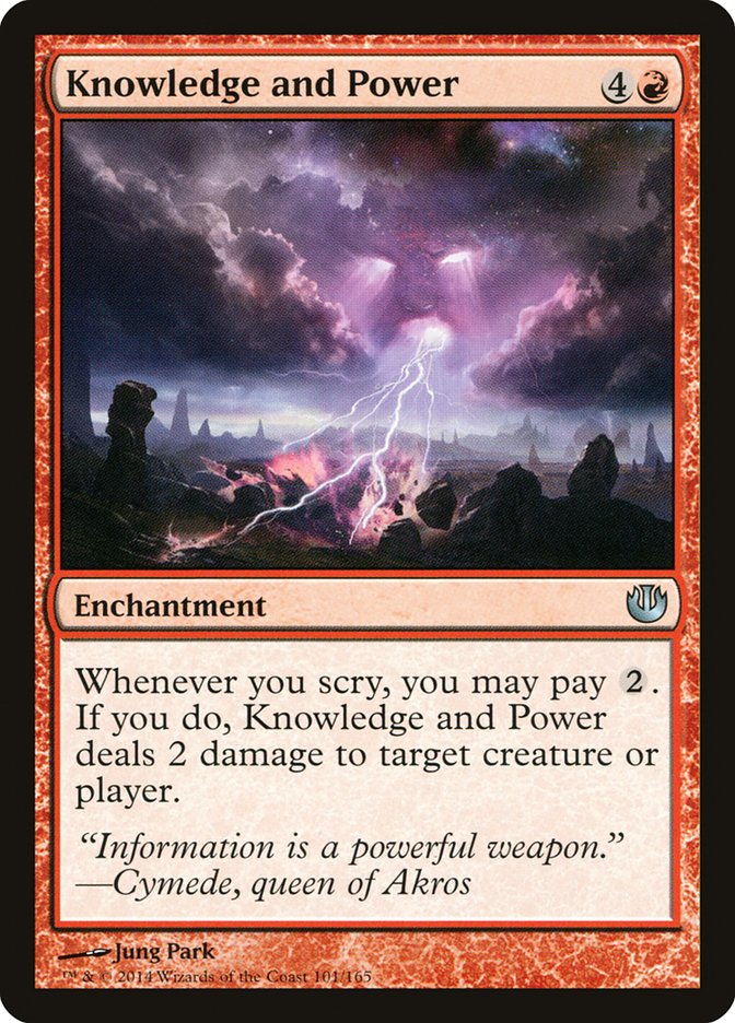 Knowledge and Power [Journey into Nyx] | Gate City Games LLC