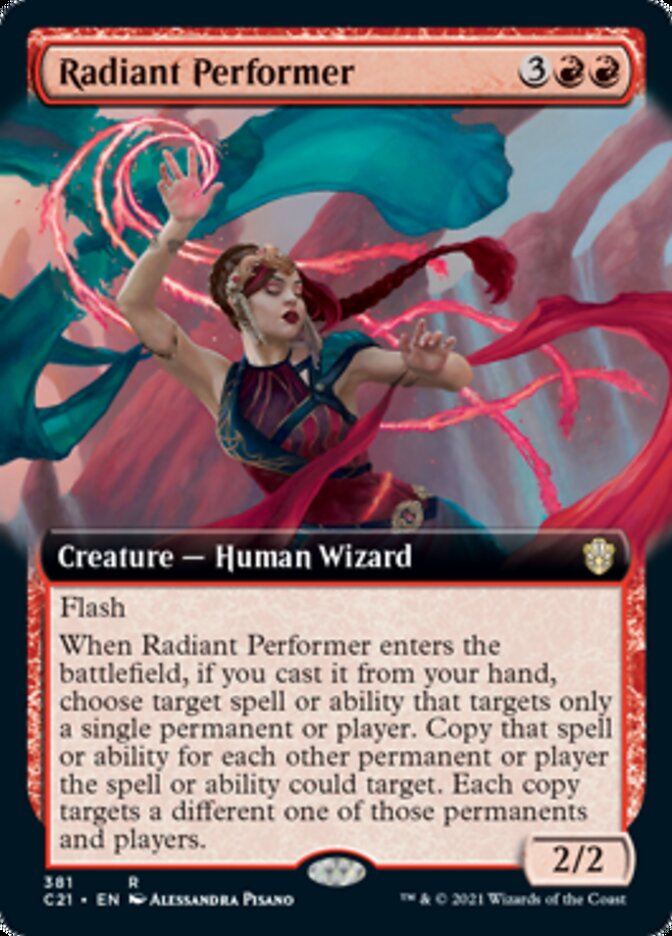 Radiant Performer (Extended Art) [Commander 2021] | Gate City Games LLC