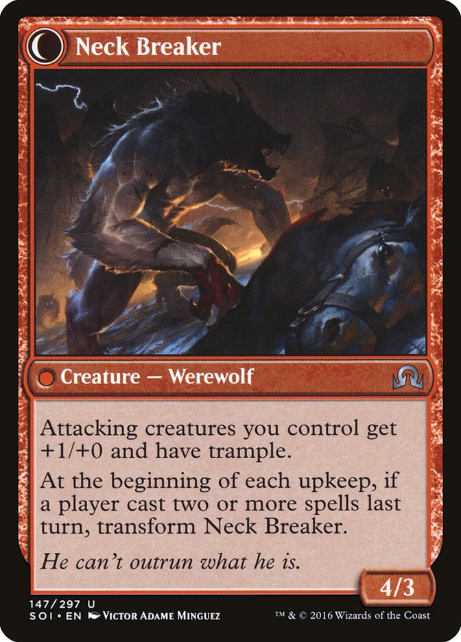 Breakneck Rider // Neck Breaker [Shadows over Innistrad] | Gate City Games LLC