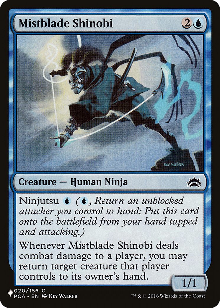 Mistblade Shinobi [The List] | Gate City Games LLC