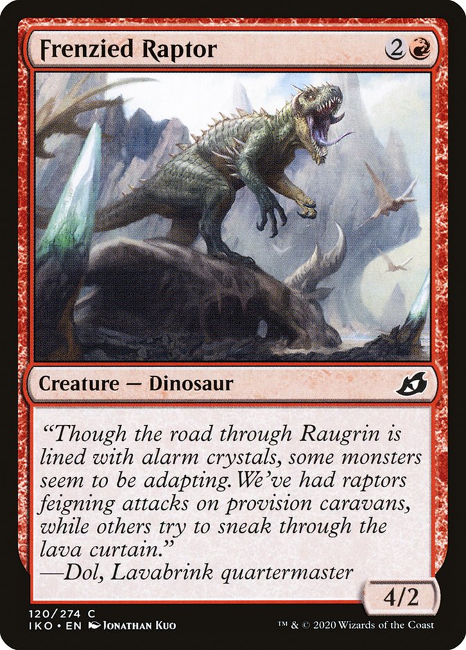 Frenzied Raptor [Ikoria: Lair of Behemoths] | Gate City Games LLC