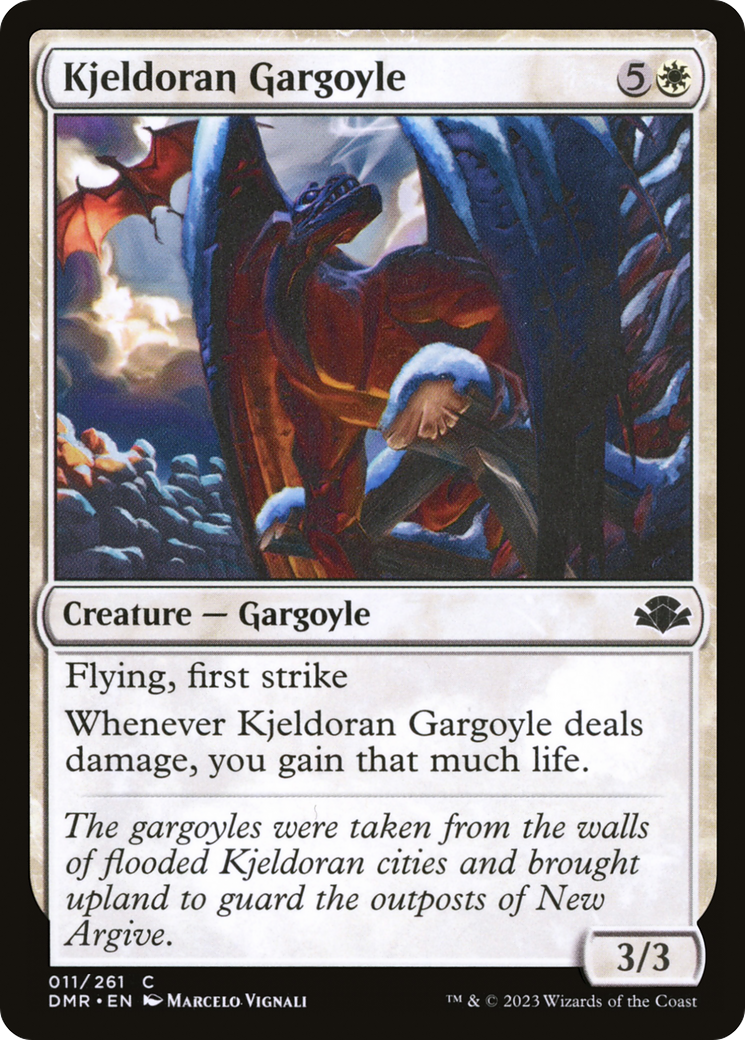 Kjeldoran Gargoyle [Dominaria Remastered] | Gate City Games LLC