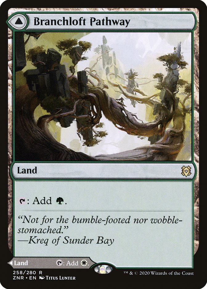 Branchloft Pathway // Boulderloft Pathway [Zendikar Rising] | Gate City Games LLC