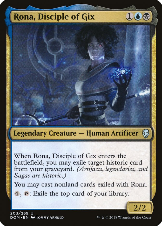 Rona, Disciple of Gix [Dominaria] | Gate City Games LLC