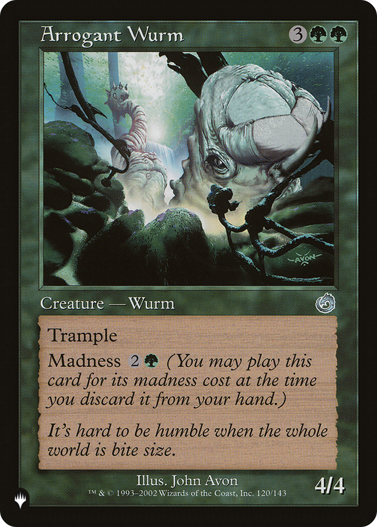 Arrogant Wurm [The List Reprints] | Gate City Games LLC