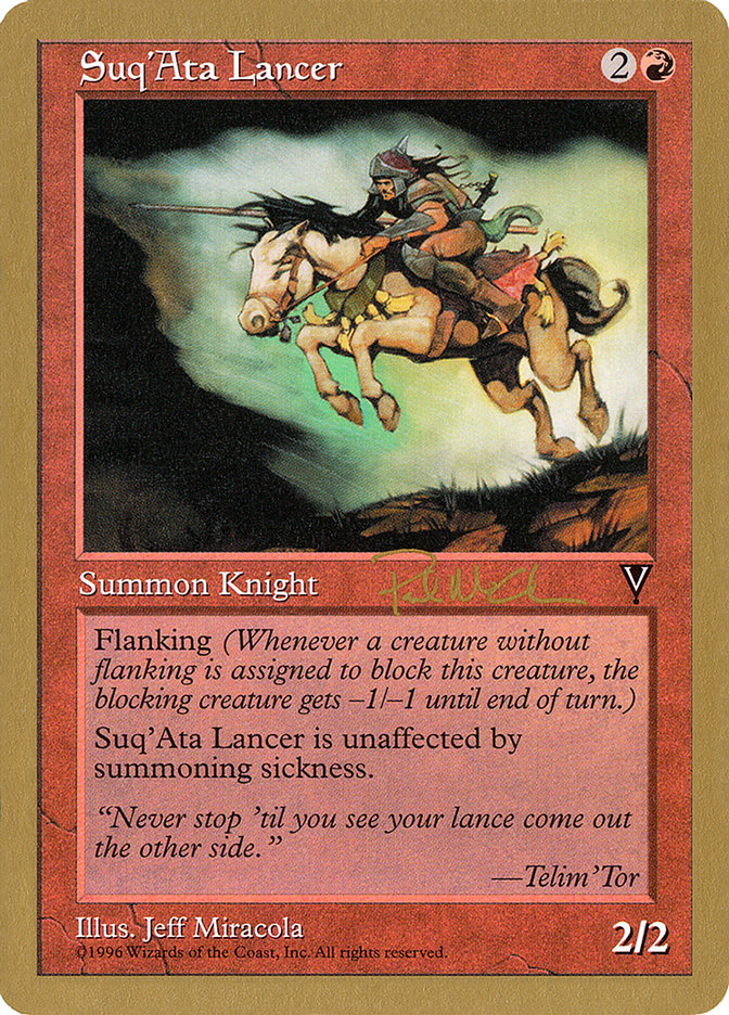 Suq'Ata Lancer (Paul McCabe) [World Championship Decks 1997] | Gate City Games LLC