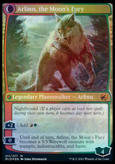 Arlinn, the Pack's Hope // Arlinn, the Moon's Fury [Innistrad: Midnight Hunt Prerelease Promos] | Gate City Games LLC