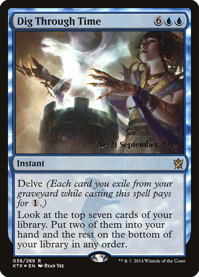 Dig Through Time [Khans of Tarkir Prerelease Promos] | Gate City Games LLC