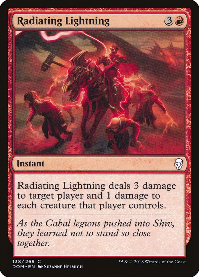 Radiating Lightning [Dominaria] | Gate City Games LLC