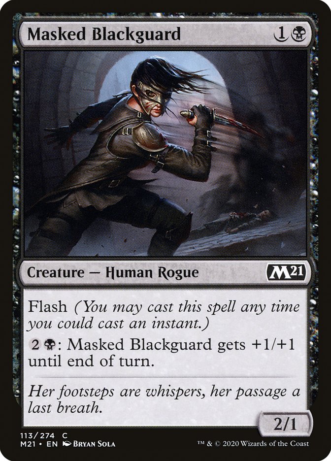 Masked Blackguard [Core Set 2021] | Gate City Games LLC