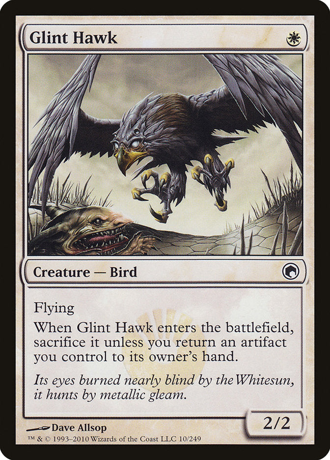Glint Hawk [Scars of Mirrodin] | Gate City Games LLC