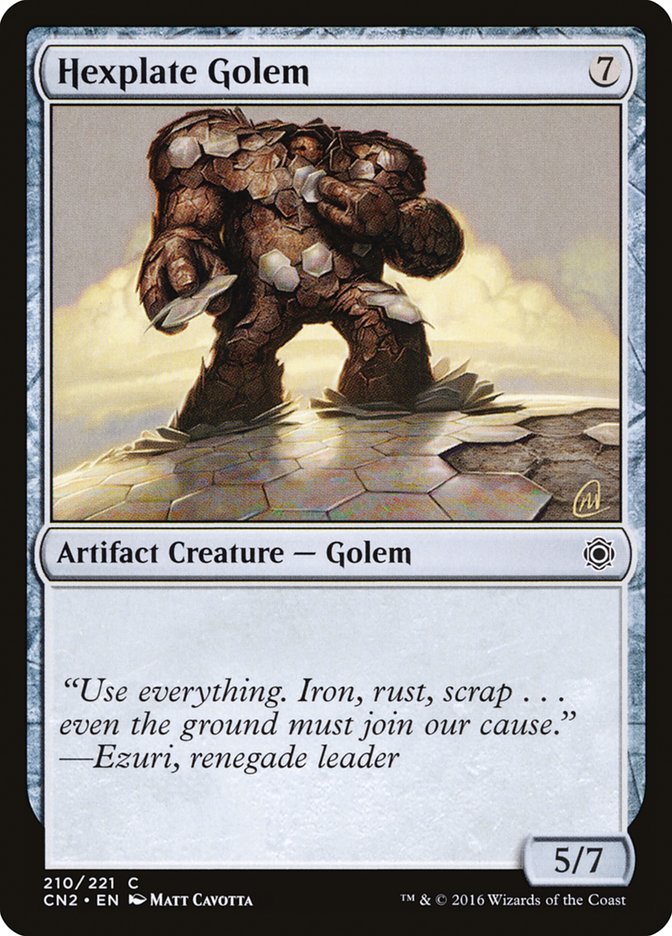 Hexplate Golem [Conspiracy: Take the Crown] | Gate City Games LLC