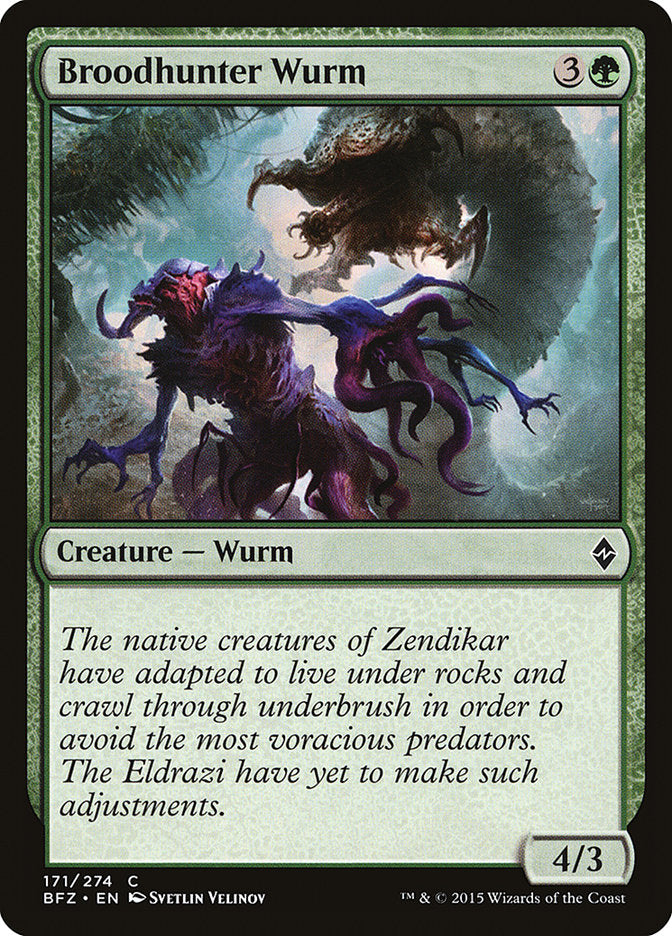 Broodhunter Wurm [Battle for Zendikar] | Gate City Games LLC