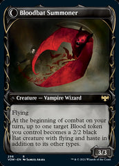 Voldaren Bloodcaster // Bloodbat Summoner (Showcase Fang Frame) [Innistrad: Crimson Vow] | Gate City Games LLC