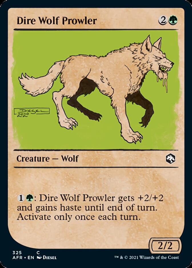 Dire Wolf Prowler (Showcase) [Dungeons & Dragons: Adventures in the Forgotten Realms] | Gate City Games LLC