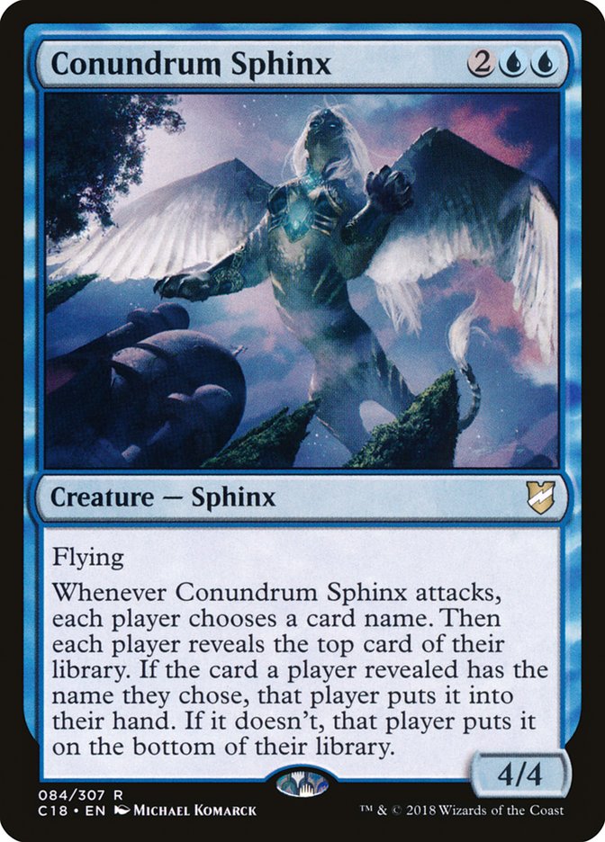 Conundrum Sphinx [Commander 2018] | Gate City Games LLC