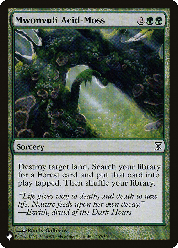 Mwonvuli Acid-Moss [The List] | Gate City Games LLC