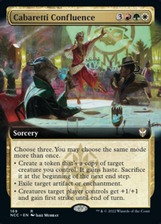 Cabaretti Confluence (Extended Art) [Streets of New Capenna Commander] | Gate City Games LLC