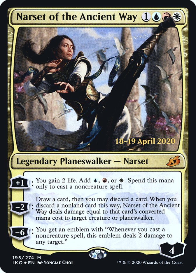 Narset of the Ancient Way [Ikoria: Lair of Behemoths Prerelease Promos] | Gate City Games LLC