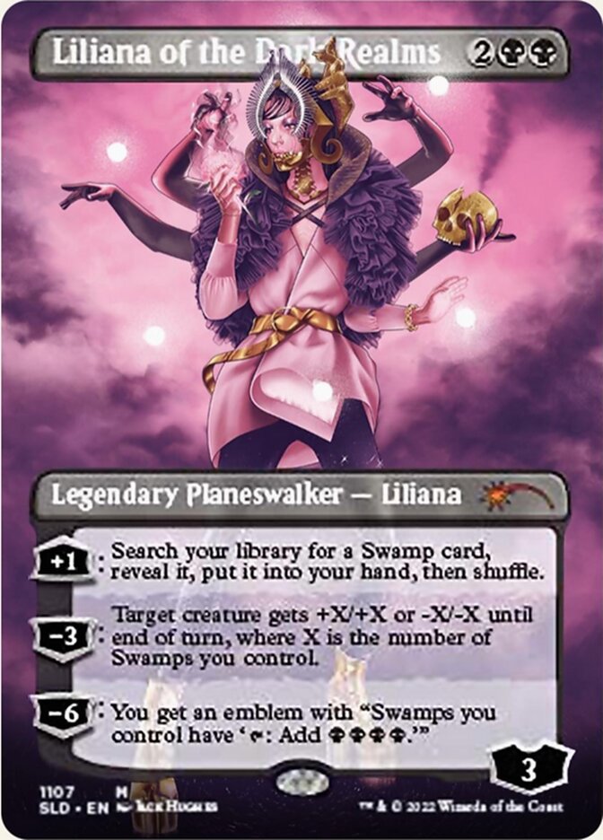 Liliana of the Dark Realms (Borderless) [Secret Lair Drop Series] | Gate City Games LLC