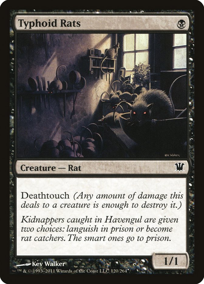 Typhoid Rats [Innistrad] | Gate City Games LLC