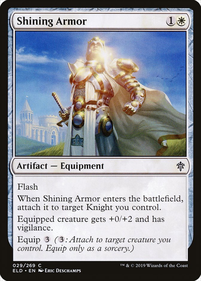Shining Armor [Throne of Eldraine] | Gate City Games LLC