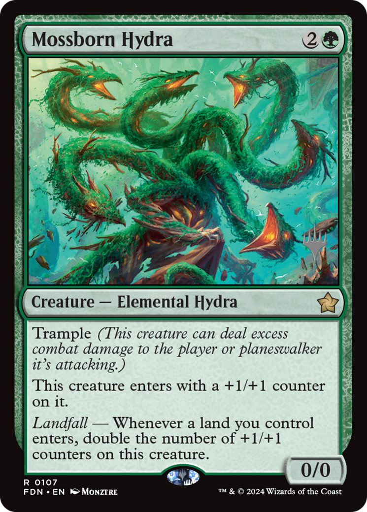 Mossborn Hydra [Lorwyn Eclipsed Promos] | Gate City Games LLC