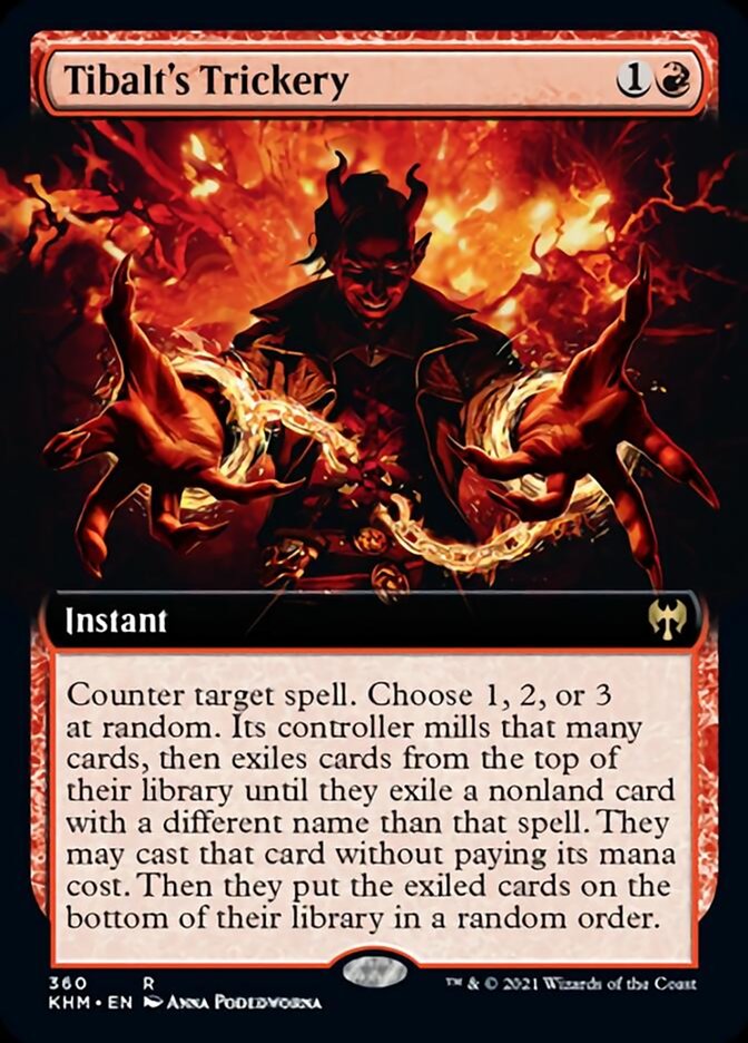 Tibalt's Trickery (Extended Art) [Kaldheim] | Gate City Games LLC