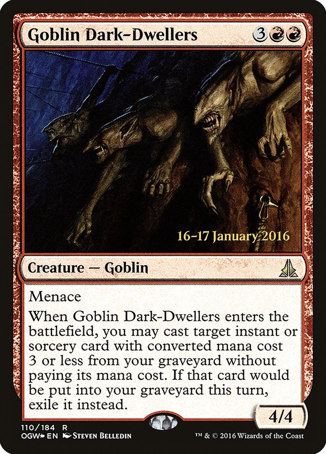 Goblin Dark-Dwellers [Oath of the Gatewatch Prerelease Promos] | Gate City Games LLC