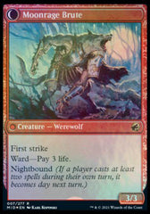 Brutal Cathar // Moonrage Brute [Innistrad: Midnight Hunt Prerelease Promos] | Gate City Games LLC