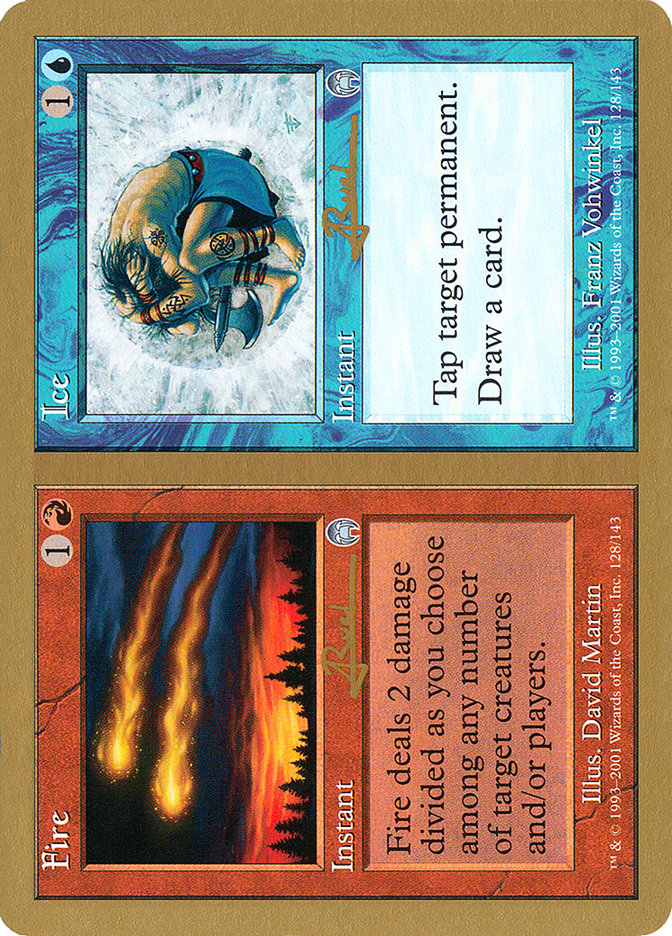 Fire // Ice (Antoine Ruel) [World Championship Decks 2001] | Gate City Games LLC