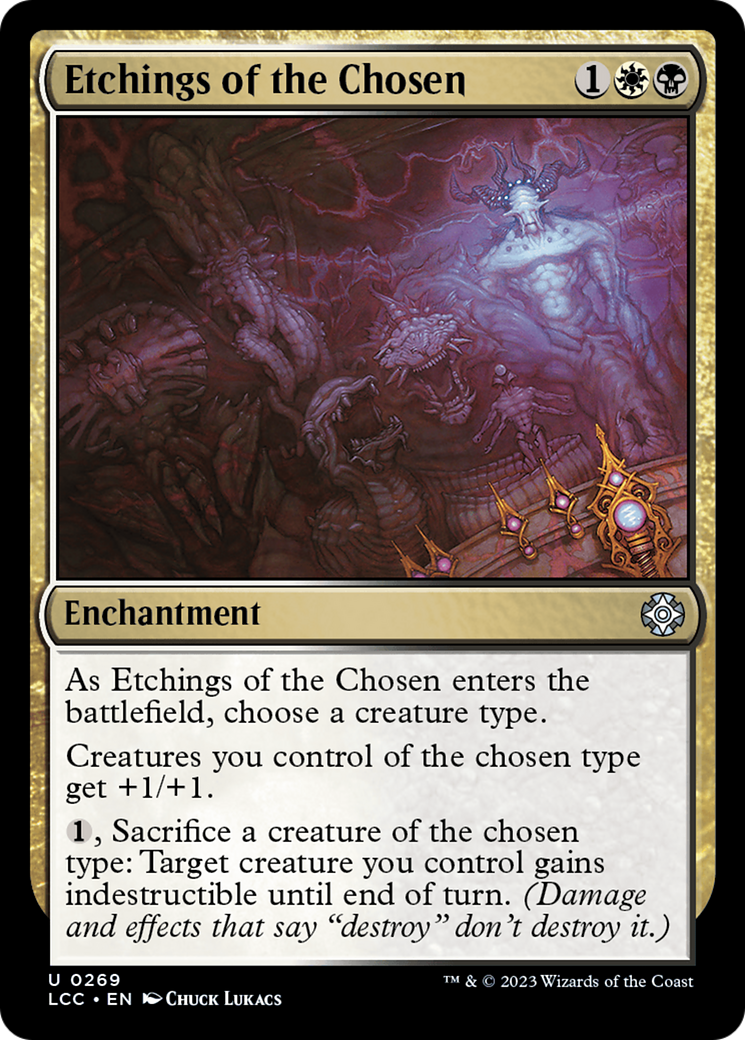 Etchings of the Chosen [The Lost Caverns of Ixalan Commander] | Gate City Games LLC