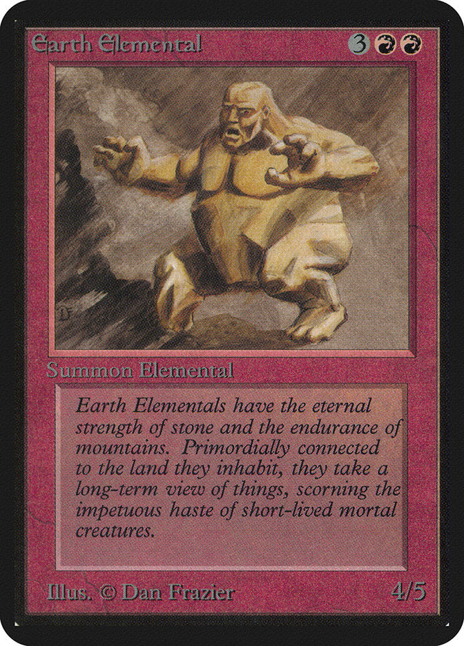 Earth Elemental [Alpha Edition] | Gate City Games LLC